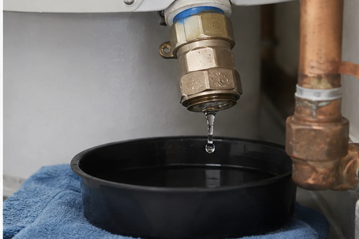 Leaking Water Heater inspection for a Jacksonville Florida property