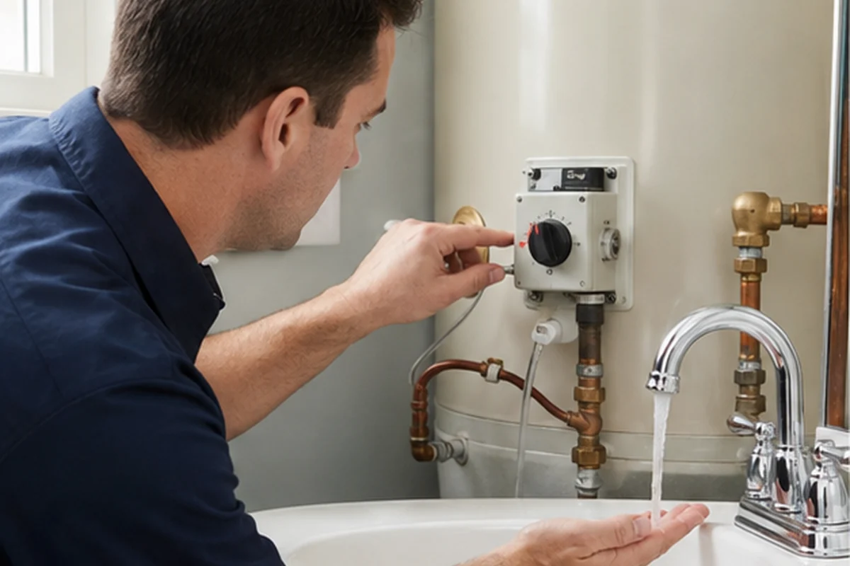 No Hot Water inspection for a Jacksonville Florida property