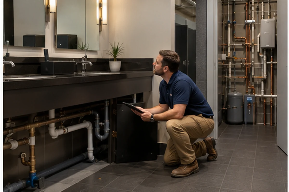 Jacksonville Office and Retail Plumbing inspection for a Jacksonville Florida property