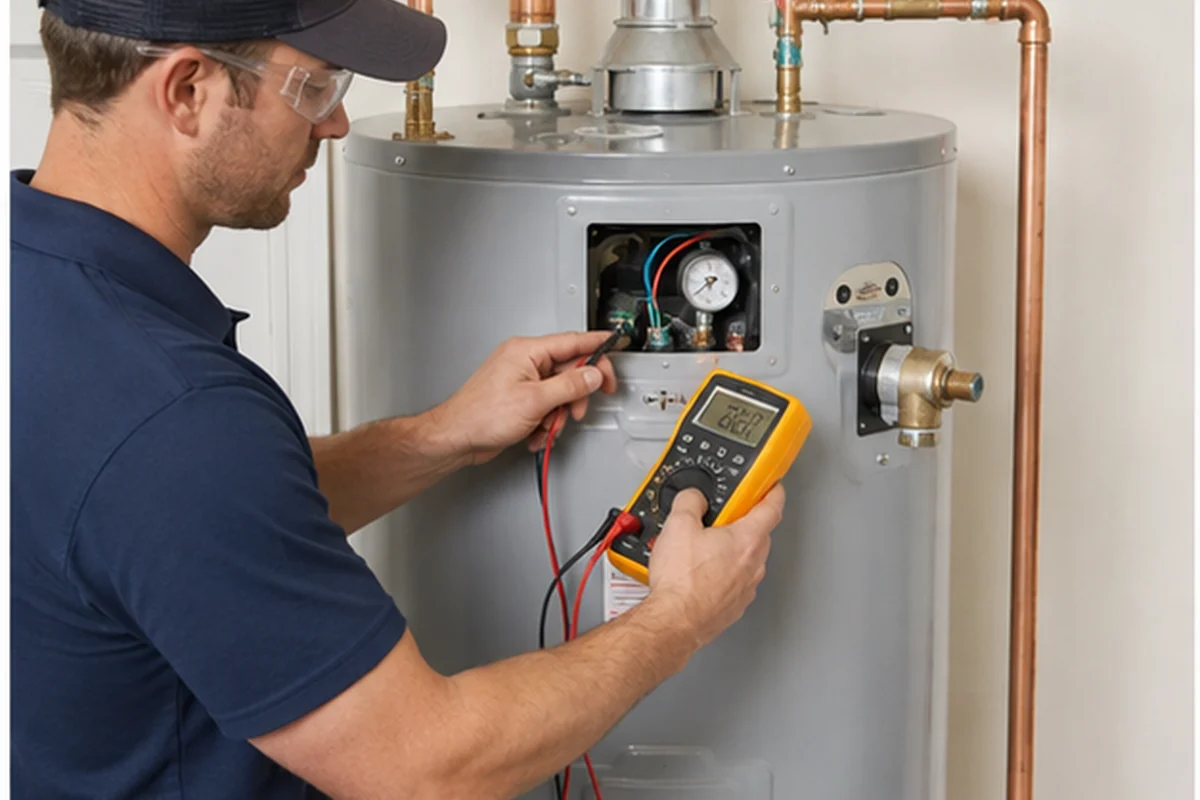 Water Heater Repair inspection for a Jacksonville Florida property